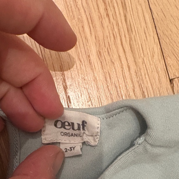 Kids Light Blue Ruffled Top - Picture 2 of 4